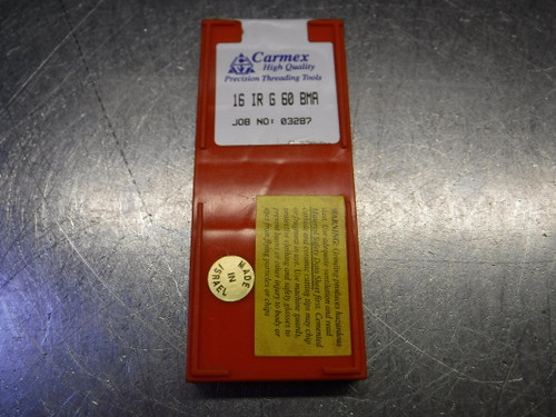Carmex Carbide Threading Inserts QTY10 16 IR G 60 BMA (LOC468B)