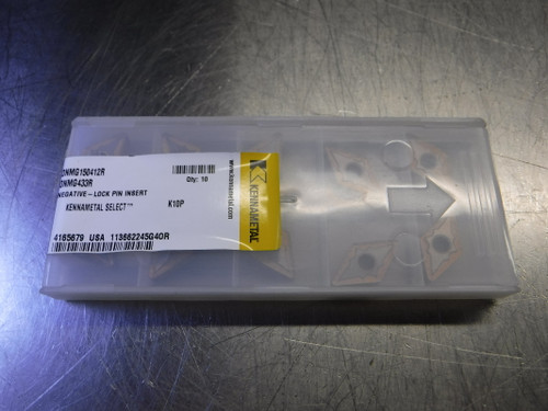 Kennametal Carbide Inserts QTY10 DNMG150412R / DNMG433R K10P (LOC2949B)