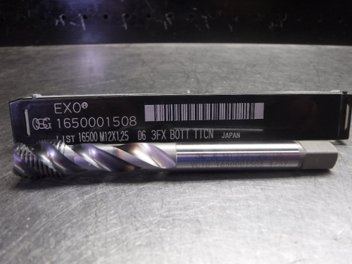 OSG EXO M12X1.25 D6 VC10 Spiral Flute Bottoming Tap 1650001508 (LOC2744A)