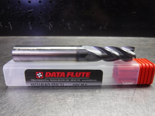 Data Flute 15/32" Solid Carbide Endmill 4 Flute SSIM40469-020C11 (LOC2773D)