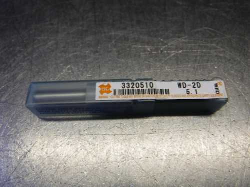 OSG 5.1mm 2 Flute Carbide Drill 6mm Shank WD-2D 5.1 (LOC2793D)