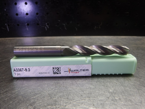 Walter Titex 9.3 mm Solid Carbide Drill 10mm Shank A3367-9.3 (LOC2841B)