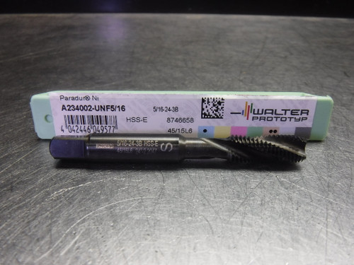 Walter Prototyp 5/16"-24-3B UNF Spiral Flute Tap A234002-UNF5/16 (LOC2813D)