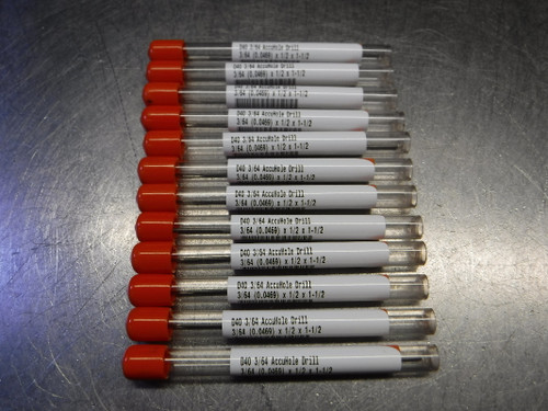 IMCO AccuHole 3/64"  Carbide Drill 3/64" Shank QTY12 41750 (LOC2803C) IMCO AccuHole 3/64"  Carbide Drill 3/64" Shank QTY12 41750 (LOC2803C)