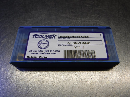 ToolMex Carbide Inserts QTY10 LNMX100605PNR-MM PC3500 (LOC2939B)