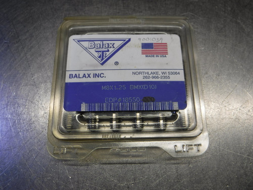 Balax M8x1.25 BMX(D11) HSS Tap QTY6 18550-000 (LOC1935A)