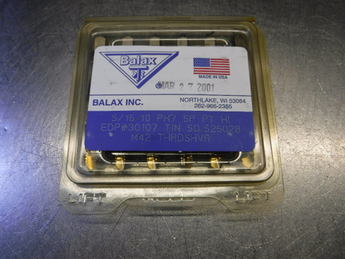 Balax 5/16-18 PH7 SPPT 3 Flute HSS Tap QTY6 30107 (LOC1933A)