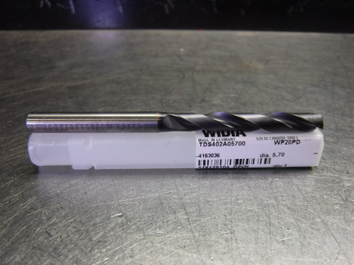 Widia 5.70mm Carbide Drill Coolant Thru 6mm Shank TDS402A05700 WP20PD (LOC2843C)