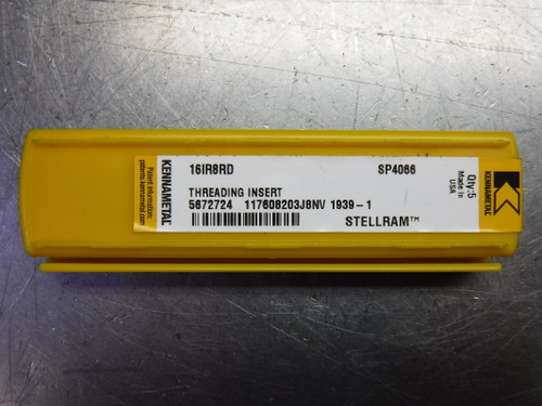 Kennametal Carbide Threading Inserts QTY5 16IR8RD SP4066 (LOC2783D)