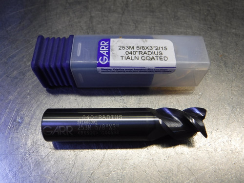 Garr 5/8" 3 Flute Carbide Endmill 5/8" Shank 253M 5/8x3"2/15 (LOC2365)