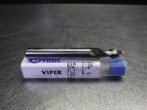 Destiny Tool Viper 7/32" Solid Carbide Endmill 2 Flutes V21406 (LOC2366)