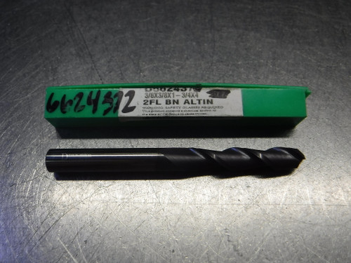 Design-Rite XL 3/8" 2 Flute Carbide Ballnose Endmill D662437 (LOC2059B)