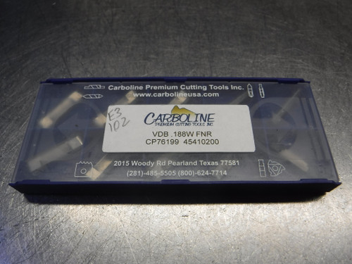 Carboline Carbide Inserts QTY10 VDB.188W FNR (LOC2268A)