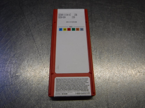Sandvik T-Max Carbide Inserts QTY10 SEM 43A / SEMN 12 04 AZ 235 (LOC2855A)