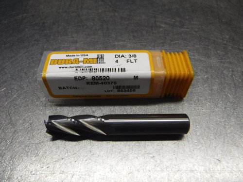 Dura-Mill 3/8" 4 Flute Carbide Endmill 3/8" Shank REM-40375 (LOC2059A)