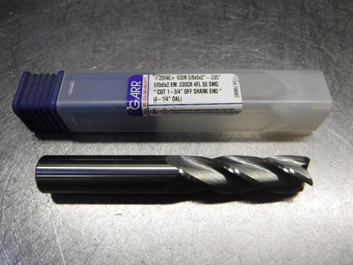 Garr 5/8" 4 Flute Carbide Endmill 5/8" Shank 20940 (LOC1751)