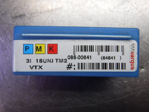 Vardex Carbide Threading Inserts QTY10 3I 18UNJ TM2 VTX (LOC2089B)