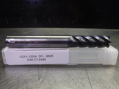 California Tool 1/2" Solid Carbide Endmill 5 Flute CT-2440 (LOC57)