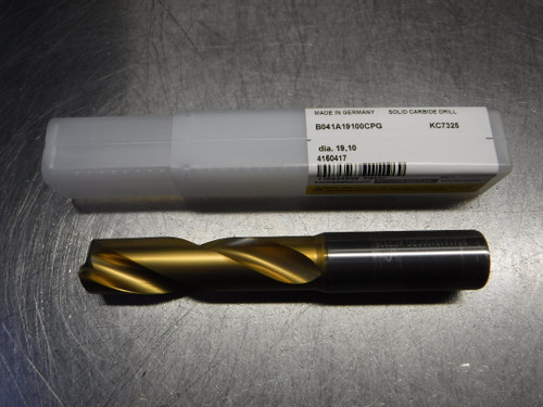 Kennametal 19.10mm 2 Flute Carbide Drill B041A19100CPG KC7325 (LOC2077B)