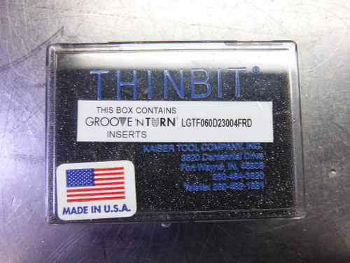 Kaiser THINBIT Carbide Grooving Insert QTY11 LGTF060D23004FRD (LOC1755)