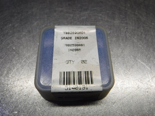 Ingersoll 1.02" Carbide Drill Tip Inserts QTY2 YBB2590R01 IN2005 (LOC1918A)