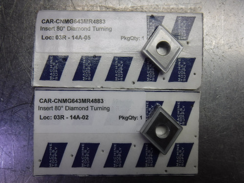 Carbide Inserts QTY2 CNMG643MR 4883 (LOC2068D)
