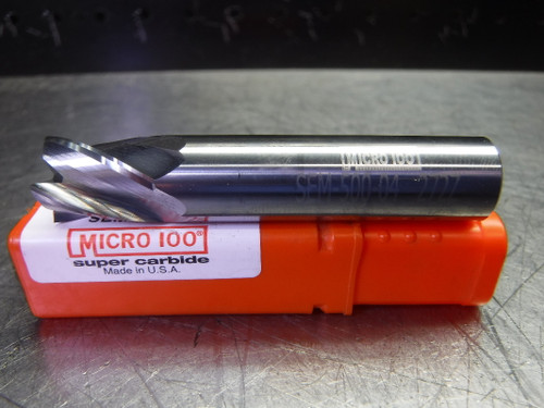 Micro 100 1/2" Solid Carbide Endmill 4 Flute SEM-500-04 (LOC329)