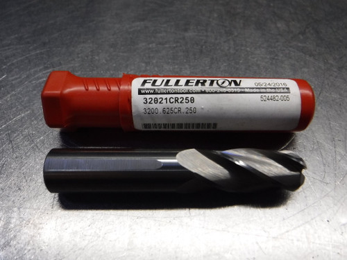 Fullerton 5/8" 4 Flute Carbide Endmill 5/8" Shank 32021CR250 (LOC435)