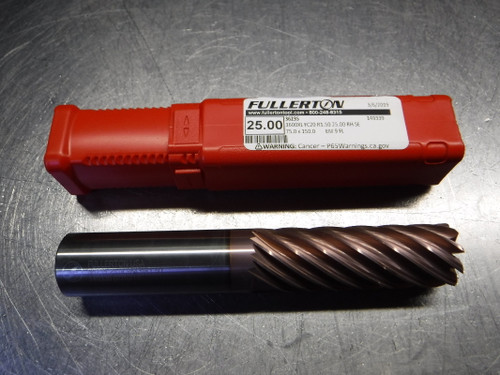 Fullerton 25mm 9 Flute Carbide Drill 25mm Shank 36235 (LOC1521)