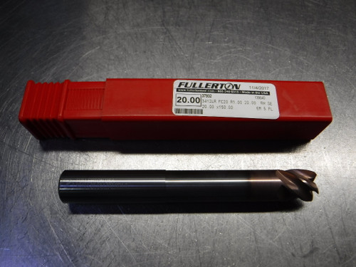 Fullerton 20mm 5 Flute Carbide Endmill 20mm Shank 37932 (LOC1527)