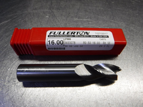 Fullerton AlumaMill G3 16mm 3 Flute Carbide Endmill 16mm Shank 27655 (LOC1963D)