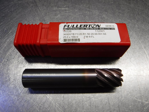 Fullerton Force 20mm 9 Flute Carbide Endmill 20mm Shank 36226 (LOC1330A)