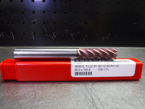 Fullerton Tool 12mm Solid Carbide Endmill 7 Flute 36207 (LOC1103D)