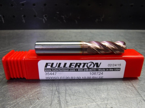 Fullerton Tool 10mm Solid Carbide Endmill 4 Flute 35447 (LOC1103D)