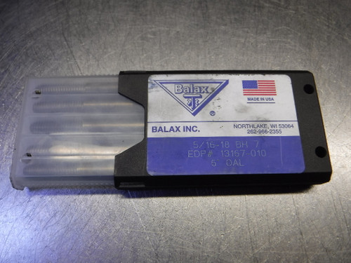 Balax 5/16-18 BH7 HSS Taps QTY5 13167-010 (LOC1123A)