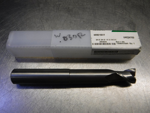 Widia/Hanita 3/4" 2 Flute Carbide Endmill 3/4" Shank 4AN219017 (LOC416)