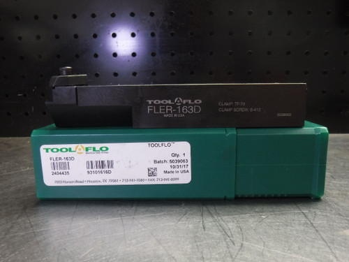 Tool-Flo 1" Indexable Threading/Grooving Lathe Tool Holder FLER-163D (LOC1215B)