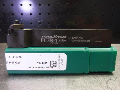 Tool-Flo 3/4" Indexable Grooving Lathe Tool Holder FLSR-122B (LOC1215B)