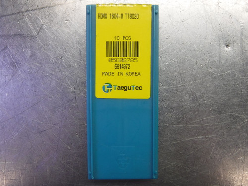 TaeguTec Carbide Inserts QTY10 RDMX 1604-M TT8020 (LOC1215B)