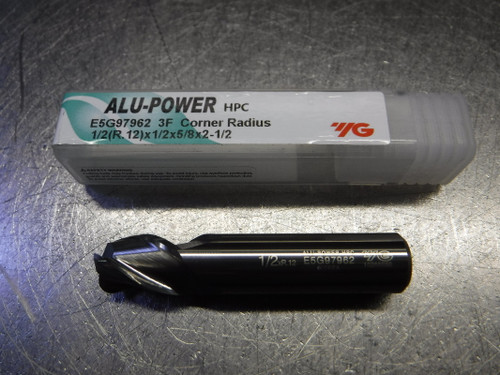 YG Alu-Power 1/2" 3 Flute Carbide Endmill 1/2" Shank E5G97962 (LOC1128C)