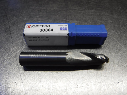 Kyocera / SGS 1/2" 2 Flute Carbide Endmill 1/2" Shank 30364 (LOC1128D)