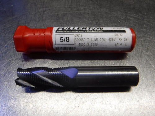 Fullerton Hogger 5/8" 4 Flute Carbide Roughing Endmill 39612 (LOC1099A)