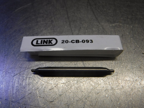 Link 5/64" 2 Flute Carbide Center Drill 3/16" Shank 20-CB-093 (LOC1391B)