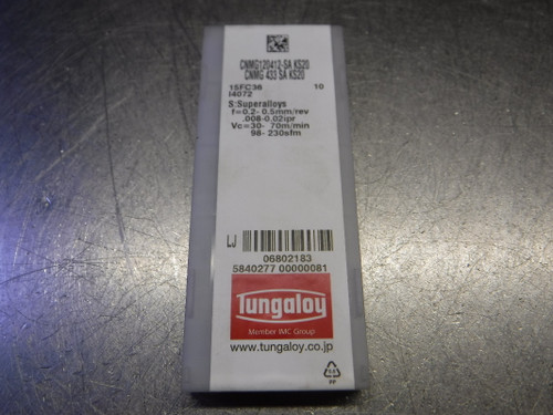 Tungaloy Carbide Turning Inserts QTY10 CNMG433 SA/CNMG120412-SA KS20 (LOC1438D)