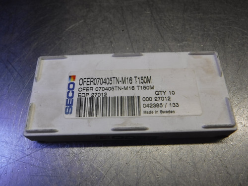 SECO Carbide Milling Inserts QTY10 OFER070405TN-M16 T150M (LOC1290B)