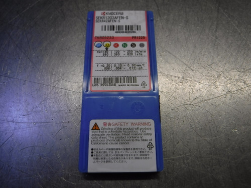 Kyocera Ceratip Carbide Inserts QTY10 SEKR42AFEN-S/SEKR1203AFEN-S PR1225 (LOC826)