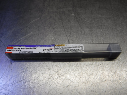 Mitsubishi 5.3mm 2 Flute Coolant Thru Carbide Drill MWS0530LB VP15TF (LOC1461)