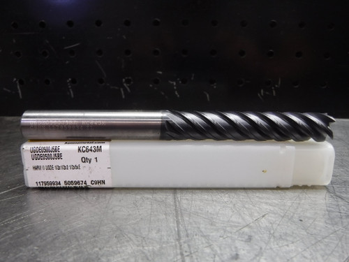 Kennametal 1/2" Carbide Endmill 5 Flute UGDE0500J5BE KC643M (LOC891)