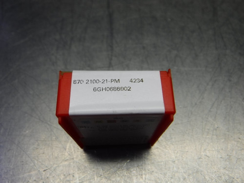 Sandvik 21mm Carbide Drill Tip Insert QTY1 870 2100-21-PM 4234 (LOC1188C)