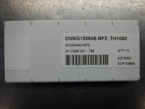 SECO Carbide Inserts QTY10 DNMG150608-MF5 / DNMG442-MF5 TH1000 (LOC643A)